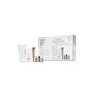 Kate Somerville Ageless Solutions Kit Gentle Daily Wash, 2oz ExfoliKate Intensive Exfoliating Treatment, 0.5oz CytoCell Dermal Energizing Treatment, 0.5oz CytoCell Dark Circle Corrective Eye Cream, 0.25oz : Skin Care Product Sets : Beauty