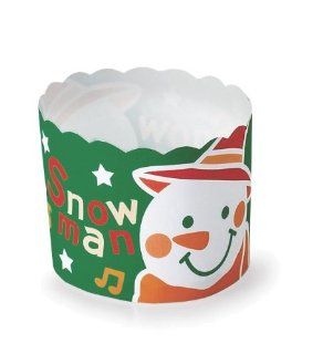Welcome Home Brands T70102BX Free Standing Baking Cups, Set of 12,Snowman Kitchen & Dining