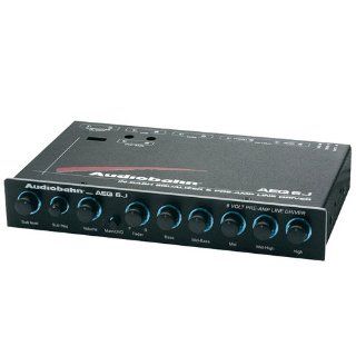 Audiobahn In Dash Equalizer/Pre Amp with 4 Band Parametric EQ (AEQ6J) : Vehicle Audio Video Receiver Accessories : Car Electronics