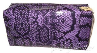 Estee Lauder Purple & Black Makeup Cosmetic Bag: Everything Else