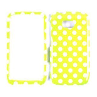 NOKIA LUMIA 822 DOTS ON YELLOW TP CASE ACCESSORY SNAP ON PROTECTOR: Cell Phones & Accessories