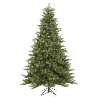 7.5' Pre Lit King Spruce Artificial Christmas Tree   Dura Lit Multi Color Lights  