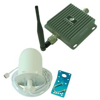 GSM/3G Dual band 850/1900MHz Repeater/Amplifier 65dB Gain Cell Phone Mobile Signal Booster With High Gain Antennas For Home Or Office Large Coverage Cell Phones & Accessories