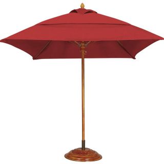 FiberBuilt Bridgewater Fiber Teak 6 ft. Patio Umbrella   Patio Umbrellas