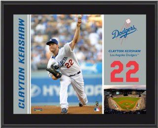 Clayton Kershaw Plaque  Details: Los Angeles Dodgers, Sublimated, 10x13, MLB Plaque : Sports Fan Decorative Plaques : Sports & Outdoors