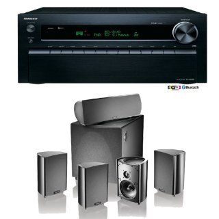 Onkyo TX NR828 7.2 Channel Wireless Network A/V Receiver Plus A Definitive Technology Pro Cinema 600 Home Theater Speaker Package!: Electronics