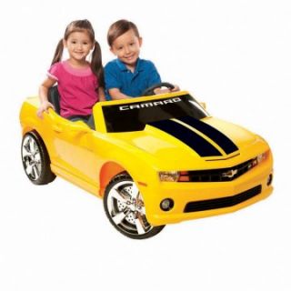 Kid Motorz Chevrolet Racing Camaro Battery Powered Riding Toy   Yellow   Battery Powered Riding Toys