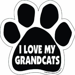 Imagine This Paw Car Magnet, I Love My Grandcats, 5 1/2 Inch by 5 1/2 Inch : Pet Memorial Products : Pet Supplies