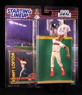 KENNY LOFTON / CLEVELAND INDIANS 1999 MLB Starting Lineup Action Figure & Exclusive Collector Trading Card: Toys & Games