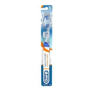 Oral B Indicator 40 Medium Bristle Toothbrush (Pack of 6), Colors may vary: Health & Personal Care