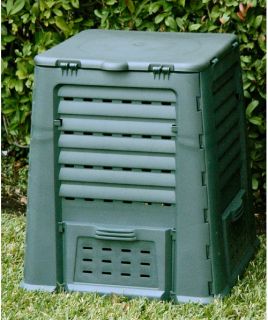 Exaco Thermoquick 110 Gallon Wibo Recycled Plastic Compost Bin   Composting Bins