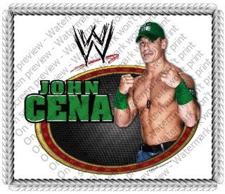 1/4 Sheet ~ John Cena WWE Wrestling ~ Edible Image Cake/Cupcake Topper!!!: Grocery & Gourmet Food