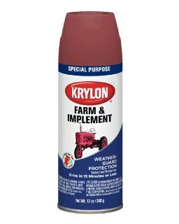 Krylon 1822 Massey Ferguson Red Farm and Implement Paint   12 oz. Aerosol: Automotive