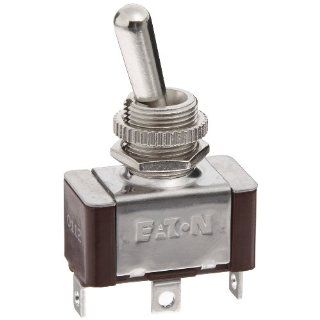 Eaton XTD2C3A Toggle Switch, Solder Lug Termination, On On Action, SPDT Contacts: Electronic Component Toggle Switches: Industrial & Scientific