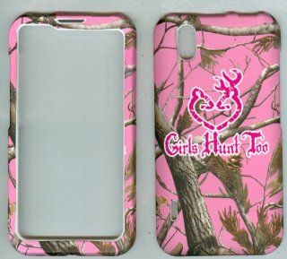 Camoflague Pink Girls Hunt Too Faceplate Hard Case Protector for Lg Ignite 855 Marquee Ls855 Sprint Lg855 Boost L85c Net10 Straight Talk Optimus Black P970 L85c Majestic Us855 Us Cellular: Cell Phones & Accessories