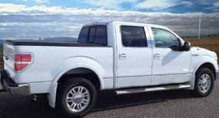 09 2013 F150 Crew Cab 6.5' Short Bed W/Fender Flare Groove Insert Rocker Panel Chrome Stainless Steel Body Side Moulding Molding Trim Cover 1/2" Wide 12PC: Automotive