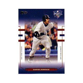 2004 Donruss World Series Blue #27 David Justice: Sports Collectibles