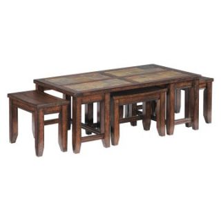 Magnussen Allister Wood Rectangular Cocktail Table   Coffee Tables
