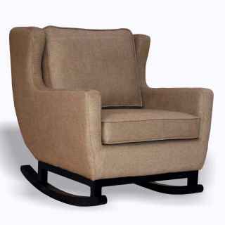 Belham Living Upholstered Rocking Chair   Espresso   Indoor Rocking Chairs