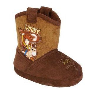 Disney Toy Story Woody Bootie Slippers Toddler Small 5 6: Shoes