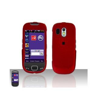 Red Hard Cover Case for Samsung Caliber SCH R850 SCH R860: Cell Phones & Accessories