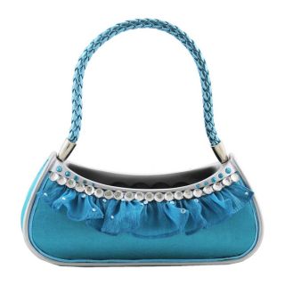 Glitzy Diamonds Handbag Ring Holder   Turquoise   6W x 6H in.   Trinket Boxes