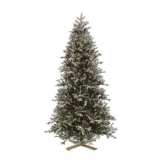 7.5 ft. Frosted Balsam Fir Pre Lit Christmas Tree   Christmas Trees