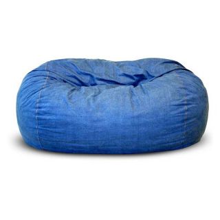 Corda Roy's Double King Size Denim Foam Bean Bag Bed   Converts to Double King Size Bed!   Bean Bags