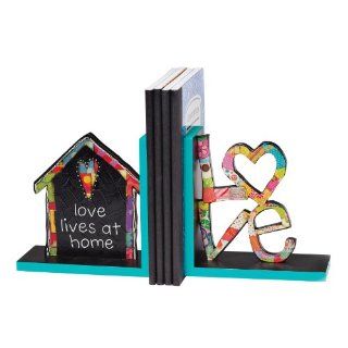 Demdaco Colorful Devotions Love at Home Bookends   Decorative Bookends