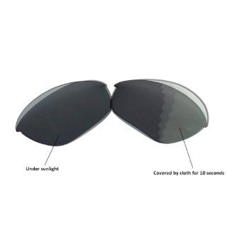 Walleva Replacement Lenses for Oakley Half Jacket Sunglasses   Multiple Options Available (Transition/photochromic   Polarized): Sports & Outdoors