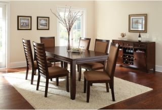 Steve Silver 7 Piece Cornell Dining Table Set   Espresso   Dining Table Sets