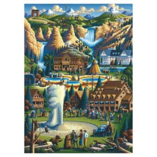 Masterpieces Suitcase Yellowstone Puzzle   Jigsaw Puzzles