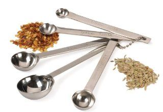 RSVP Endurance 5 Piece Stainless Steel Measuring Spoon Set: Kitchen & Dining