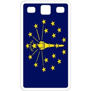 Indiana IN State Flag White Samsung Galaxy S3   i9300 Cell Phone Case   Cover: Cell Phones & Accessories