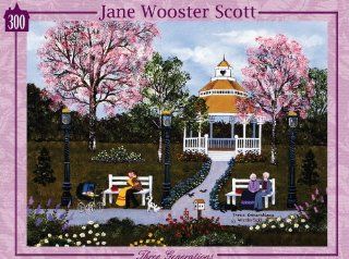Jane Wooster Scott "Three Generations" 300 Piece Puzzle: Toys & Games