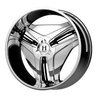 Helo HE849 Chrome Wheel with Gloss Black Accents   (24x9.5"/6x135mm): Automotive