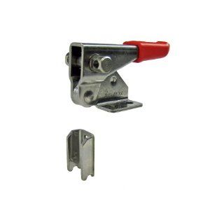 JW Winco Series GN 851.1 NI Stainless Steel Vertical Hook Type Toggle Clamp with Latch Bracket without Pulling Latch, Type T, Metric Size, Clamp Size 320, 3200 Newton Holding Capacity: Industrial & Scientific