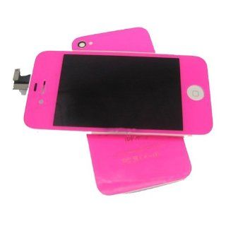 Tengfei Replacement LCD Touch Screen With Tools Kit for iPhone 4S Bright Pink :LCD Screen+Touch Digitizer+Frame+Back Cover+Home Button: Cell Phones & Accessories