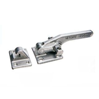 JW Winco Series GN 852 NI Stainless Steel Latch Type Toggle Clamp with Latch Bracket without Pulling Latch for Welding, Type TS, Metric Size, Clamp Size 2800, 28000 Newton Holding Capacity: Industrial & Scientific