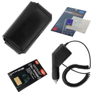 Cell Phone Accessories Bundle for AT&T Samsung Impression SGH A877 (Includes; Premium Leather Side Carry Case, Charger, Generation X Antenna Booster): Cell Phones & Accessories
