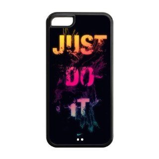 personalized Just Do It cheap iphone 5c case (Plastic and TPU), Back Cover Cell Phones & Accessories