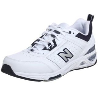 New Balance Men's MX855 Training Shoe, White/Navy, 18 D: Cross Trainer Shoes: Shoes