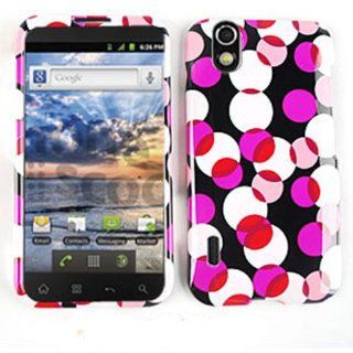 LG MARQUEE / IGNITE LS 855 PINK POLKA DOTS TP CASE ACCESSORY SNAP ON PROTECTOR: Cell Phones & Accessories