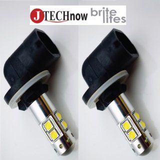Jtech 881 Type 50W High Power SMD LED Fog/DRL Bulb Xenon White Light. Pair: Automotive