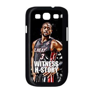 Witness History NBA Miami Heat Super Star Dwyane Wade for Samsung Galaxy S3 I9300 Durable Plastic Case Creative New Life Cell Phones & Accessories