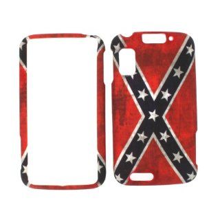 AT&T / MOTOROLA ATRIX 4G / MB860 CONFEDERATE REBEL FLAG HARD PROTECTOR SNAP ON COVER CASE: Cell Phones & Accessories