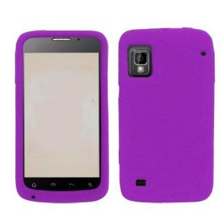 Soft Skin Case Fits ZTE N860 WARP Solid Purple Skin U.S Cellular: Cell Phones & Accessories