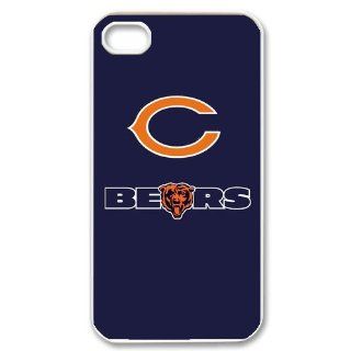 Best Iphone Case, Custom Case Nfl Chicago Bears Iphone 4/4s Case Cover New Design,top Iphone 4 Case Show 1l861: Cell Phones & Accessories