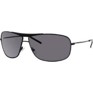 Giorgio Armani 887/S Men's Aviator Full Rim Designer Sunglasses/Eyewear   Shiny Black/Dark Gray / Size 67/11 125: Automotive