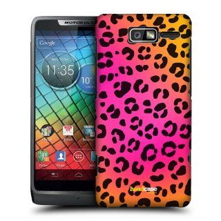 Head Case Designs Pink Leopard Mad Prints Hard Back Case Cover For Motorola RAZR i XT890: Cell Phones & Accessories